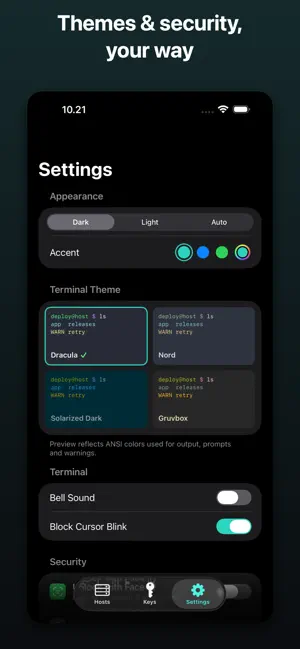 Termora SSH iPhone screenshot 3