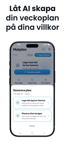 Fridgi: Recept Med Inköpslista iPhone screenshot 6