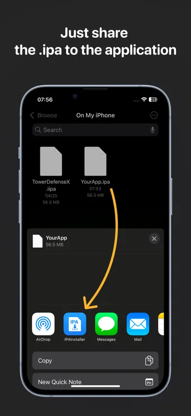 IPA Installer screenshot 1