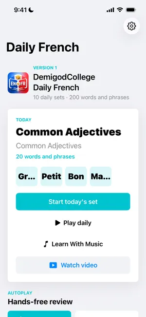 DemigodCollege Daily French screenshot 3