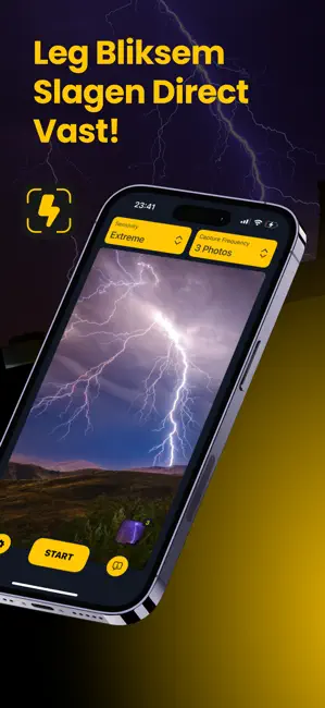 Bliksemcamera: ThunderCatch iPhone screenshot 1