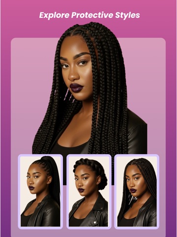 StyleShare: Hair Color Changer iPad screenshot