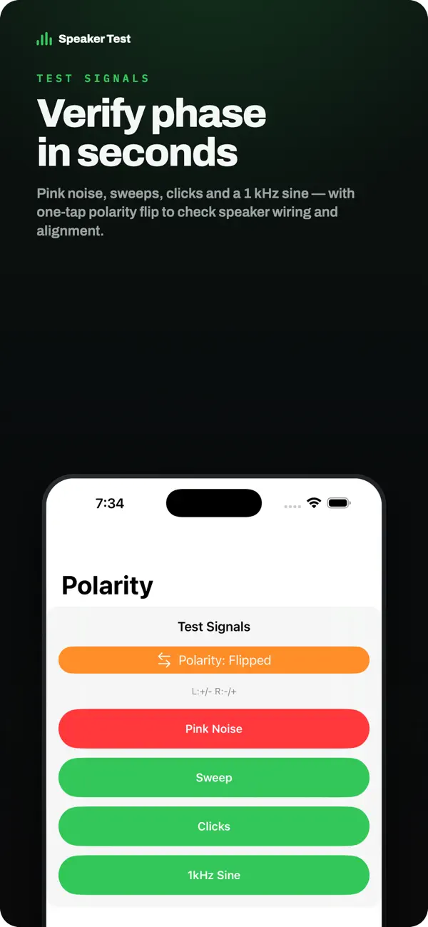 Screenshot #1 pour Audio Techniques|Speaker Test