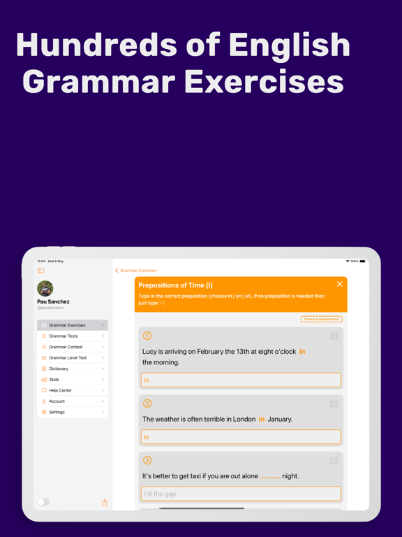 Screenshot #6 pour English Grammar Test & Quizzes