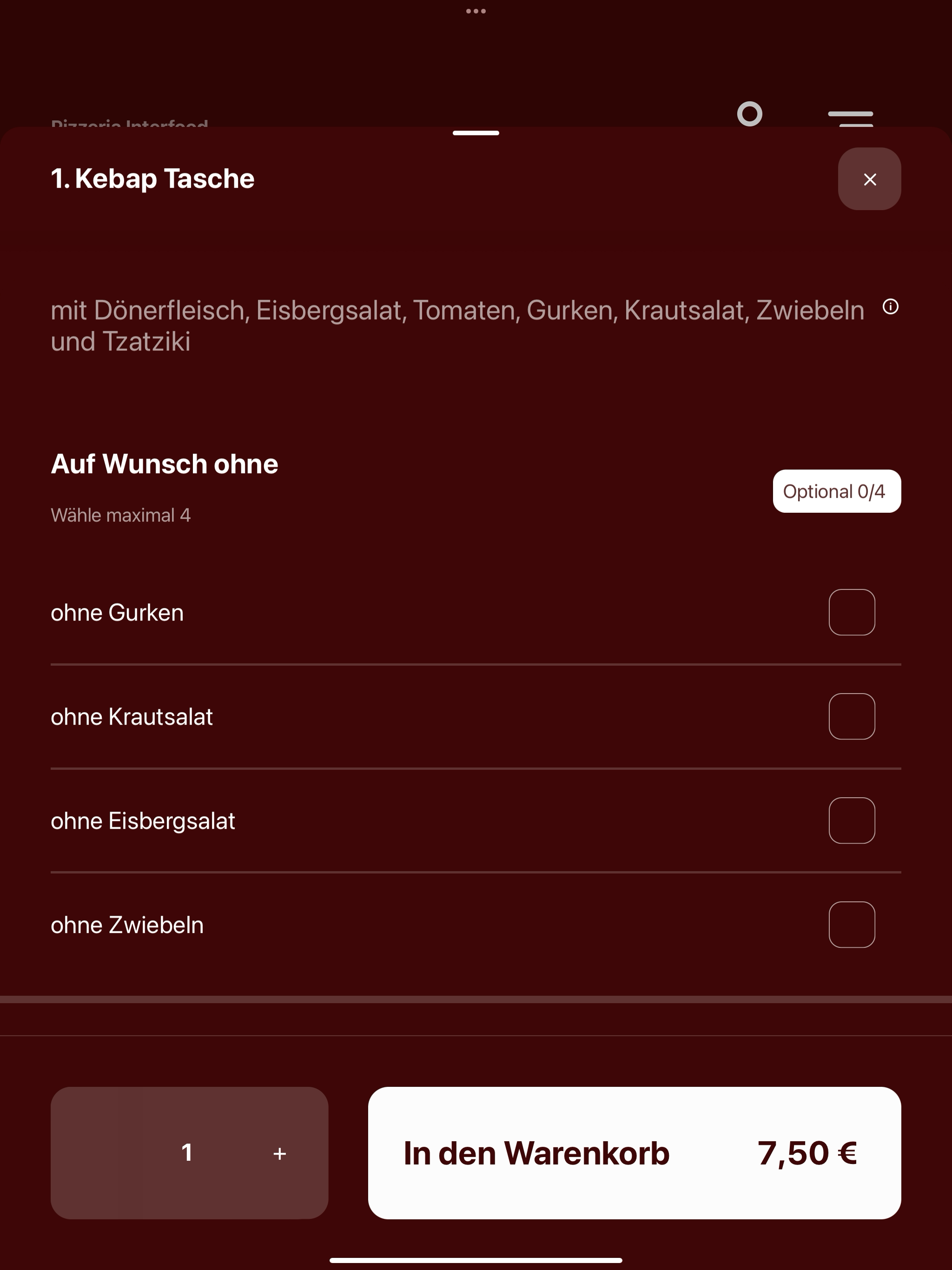 Pizzeria Interfood screenshot 8