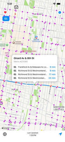 PHL Next Bus Screenshot 2 of 5