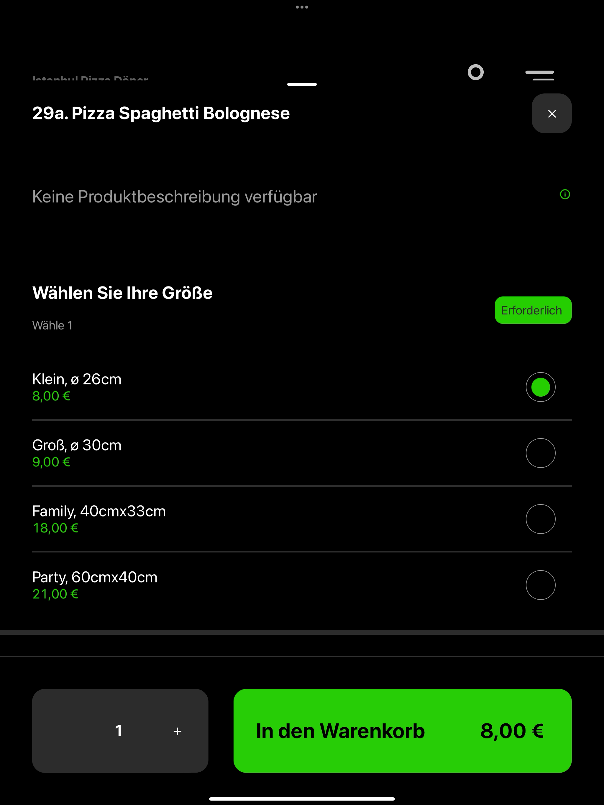 Istanbul Pizza Döner screenshot 8