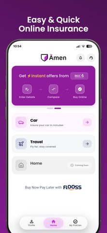 Amen Insurance screenshot