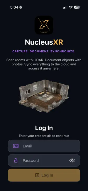 NucleusXR RoomScan screenshot 1