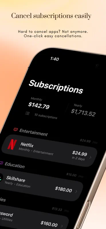 Subcut: Subscription Manager screenshot 3 of 7