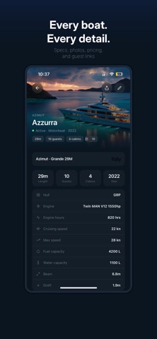 Embrk - Yacht Charter screenshot