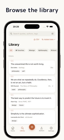 Quoto: Quote Storage Screenshot 2 of 3