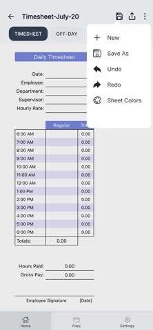 Business Schedule iPhone screenshot
