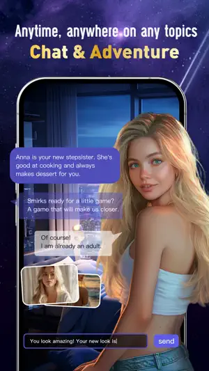ZiMi Chat - AI & Stories screenshot 1