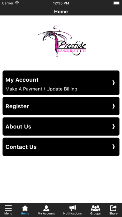 Prestige Dance Institute Screenshot 2 - AppWisp.com Prestige Dance Institute Screenshot 2 - AppWisp.com