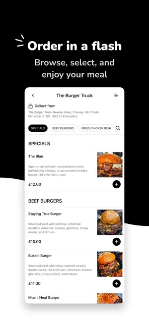 The Burger Truck App screenshot 1