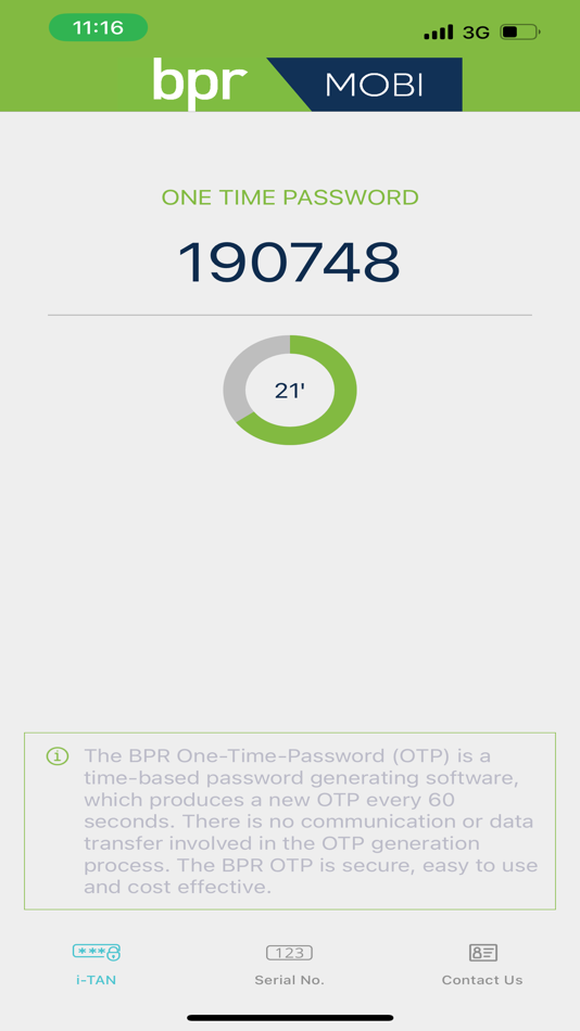 #3. BPR OTP (iOS) 由: KCB Kenya