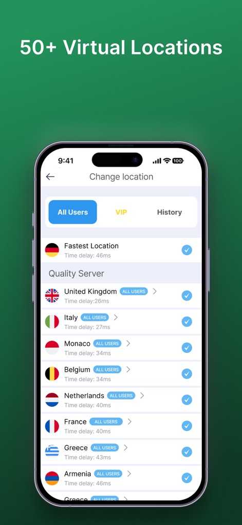VPN - Fast VPN Proxy - Global Server Access