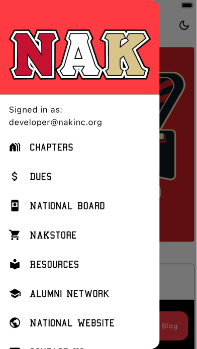 Nu Alpha Kappa Fraternity Inc. Screenshot