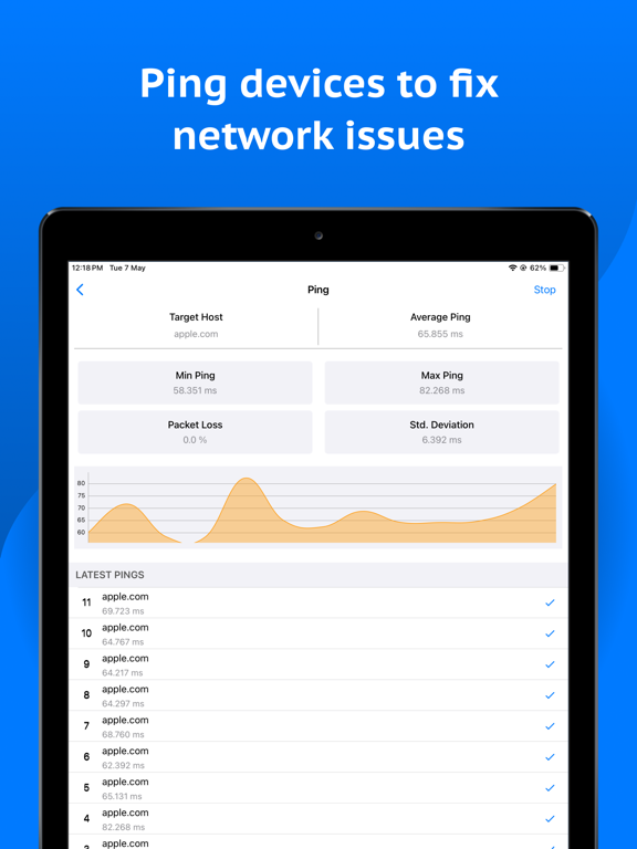 Network Analyzer: WiFi Scanner iPad screenshot 5 - Utilities app