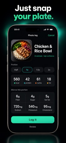 AI Calorie & Macro: Macroo Screenshot 4 of 8
