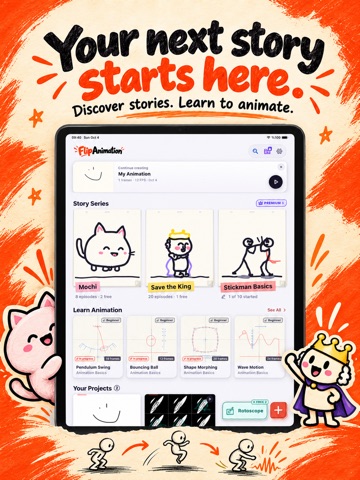 Flip 애니메이션: 2D 그리기 iPad screenshot 5