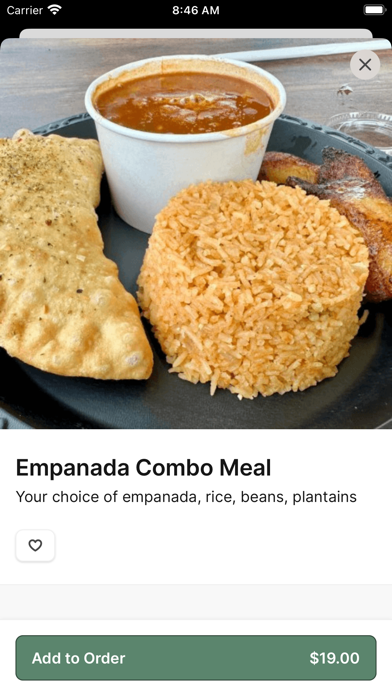 Empanada Grill iPhone screenshot 4 - Food & Drink app