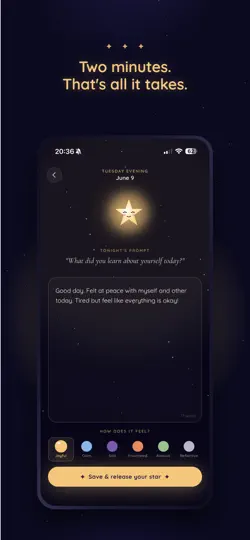 Screenshot von Stellar: Mood Journal & Stars auf dem iPhone 2