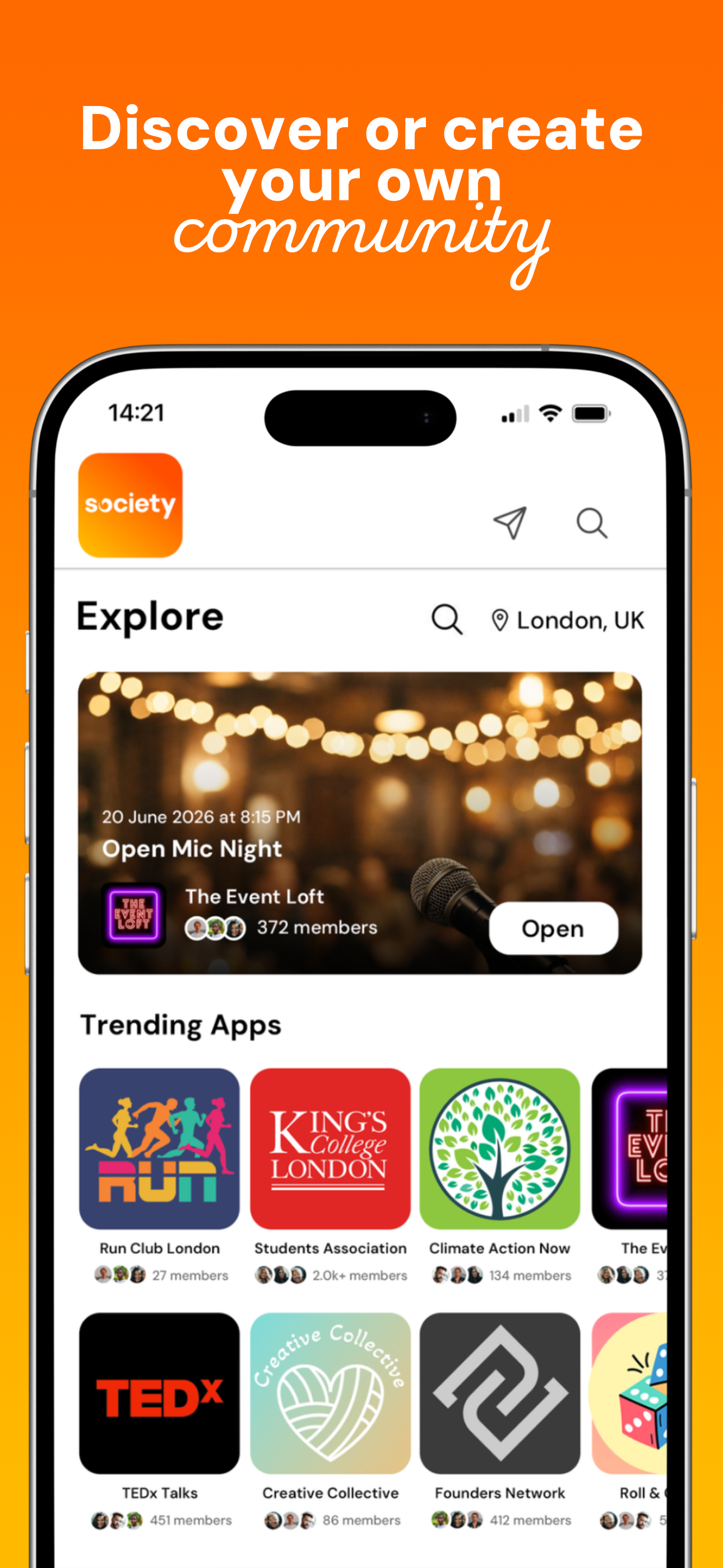 Society: Clubs & Communities screenshot 3