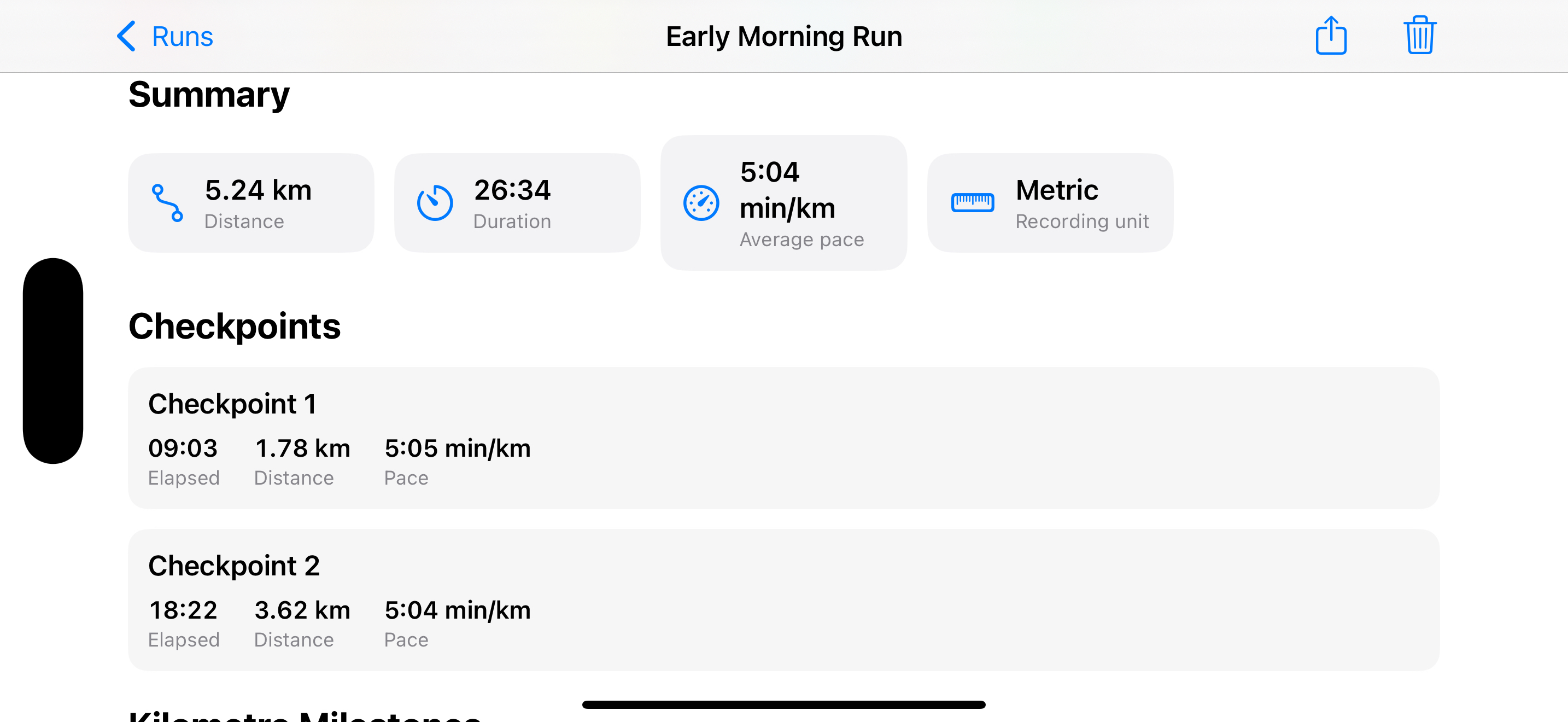 Armband Running Companion screenshot 5