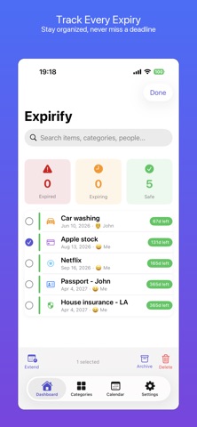 Expirify iPhone screenshot