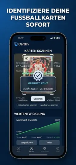 Screenshot von SportDex: Sport Card Identify auf dem iPhone 1