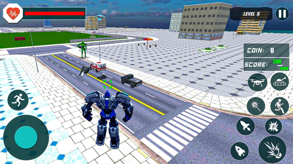#3. Robot Car Transformation Game (iOS) Podle: Areesha Tariq
