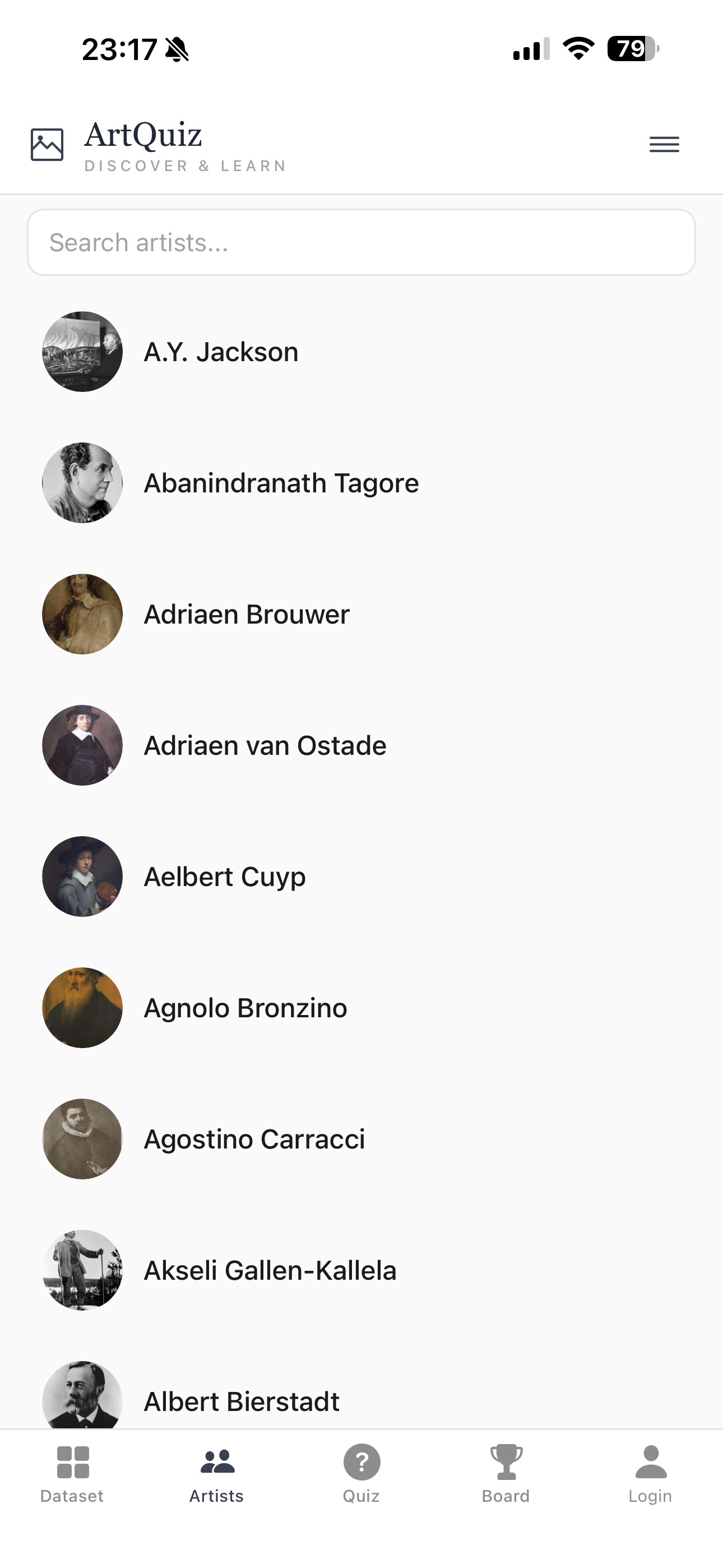 Screenshot 2 of ArtQuiz.net - Discover & Learn