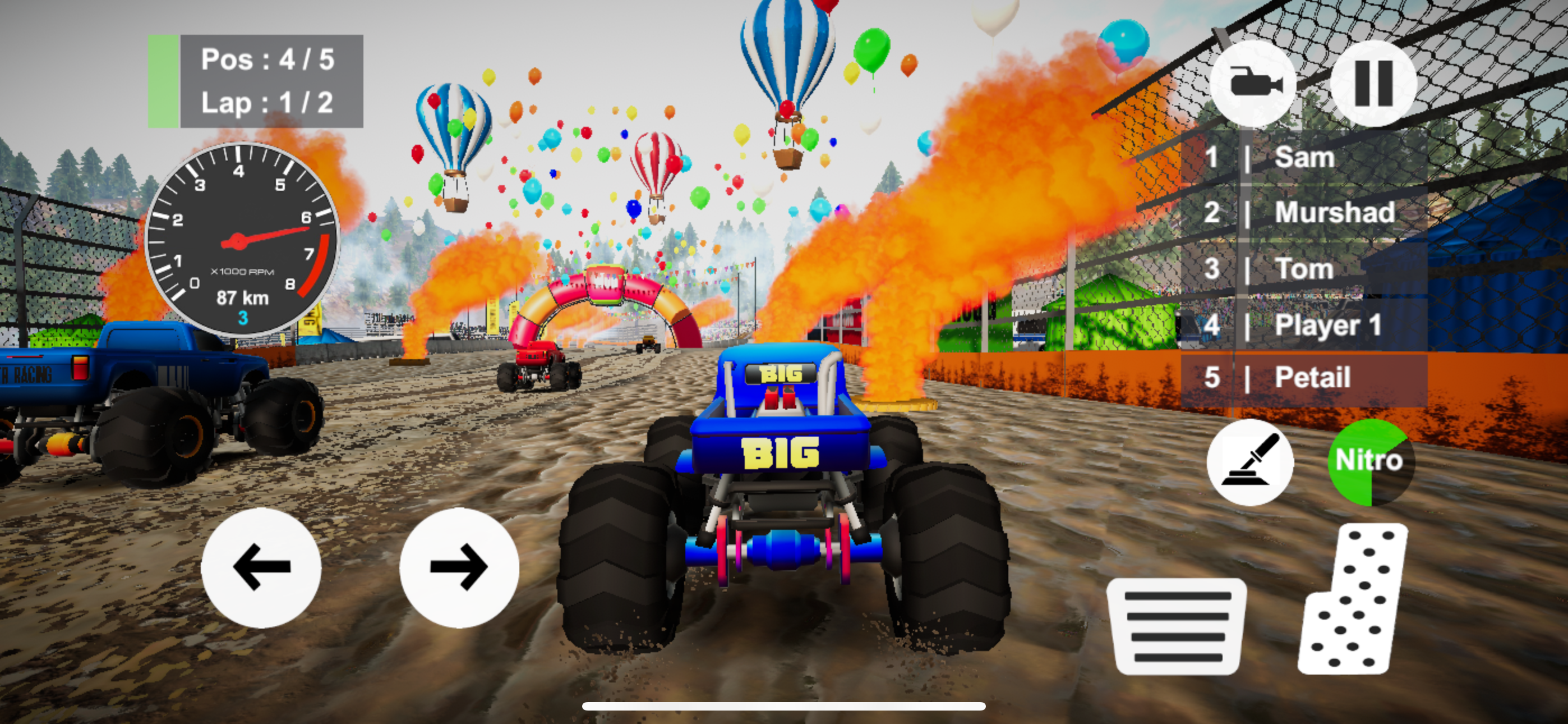 3d Monster Truck Race 2025