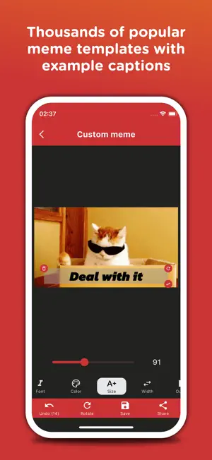 Meme Generator Plus ZomboDroid screenshot 1