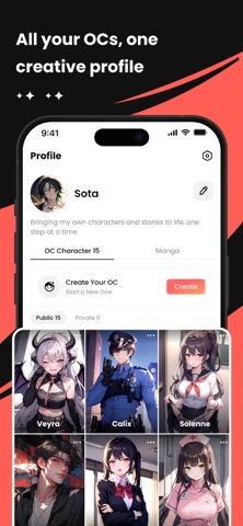 SynClub MANGA-AI Comic Creator iPhone screenshot