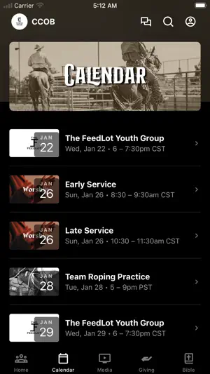 Cowboy Church of Brenham screenshot 2