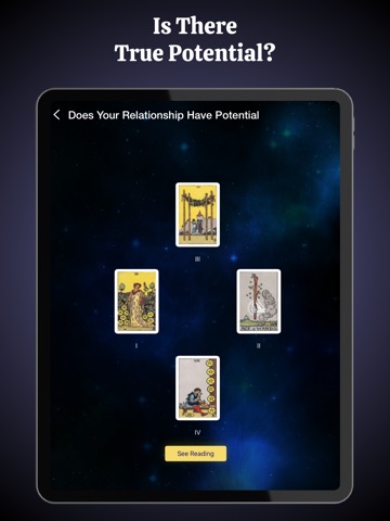 Tarot Card Reading: Yes or No iPad screenshot