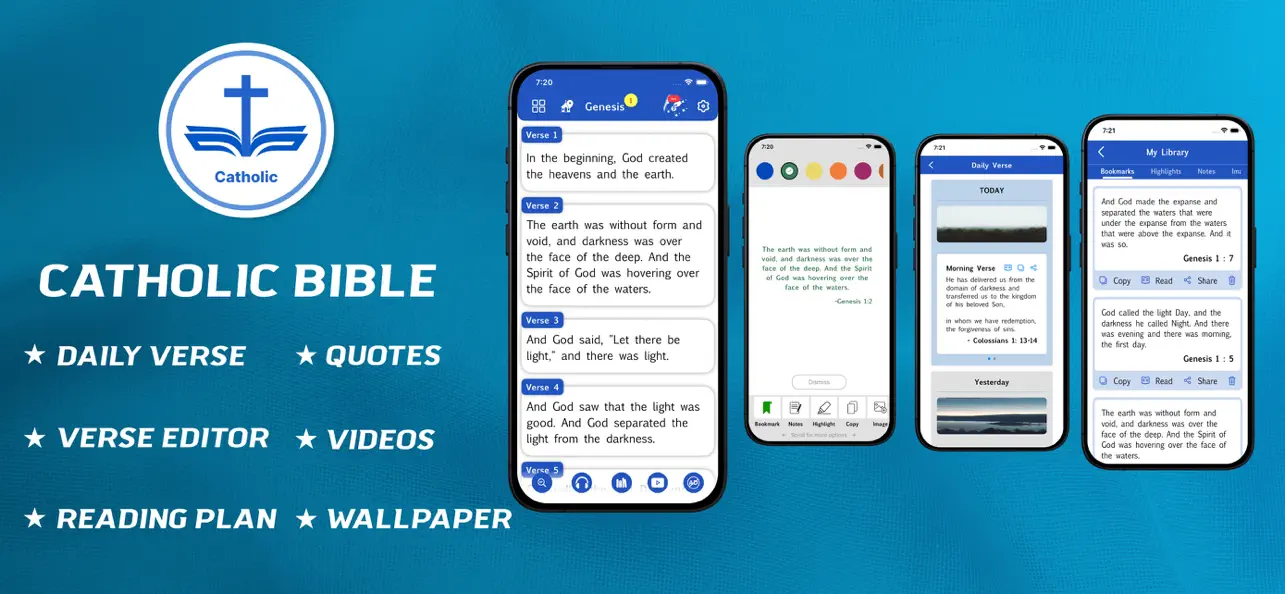 Screenshot #1 pour Catholic Bible - offline