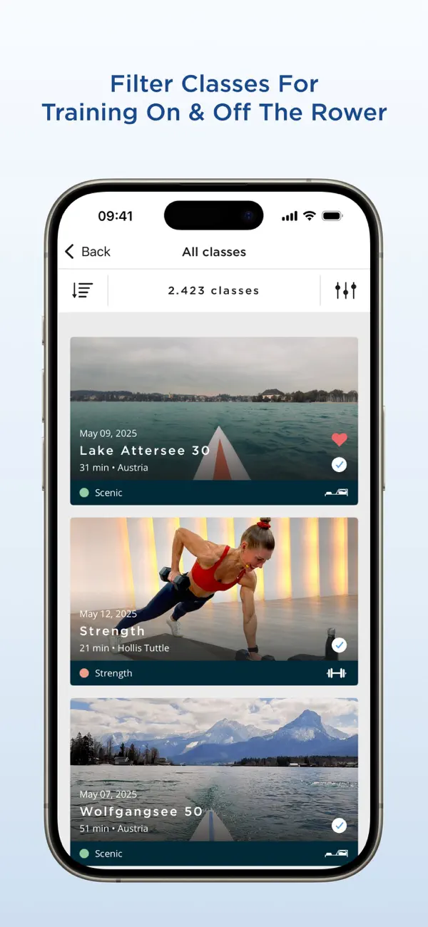 Screenshot #3 pour CITYROW: at home fitness
