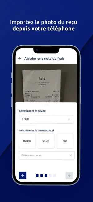 Notes de frais BRED screenshot 4