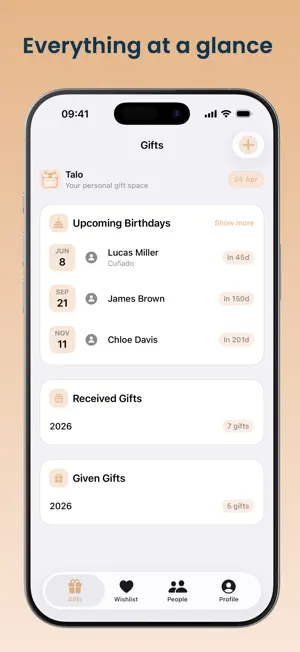 Talo – Gift List & Wishlist screenshot 1