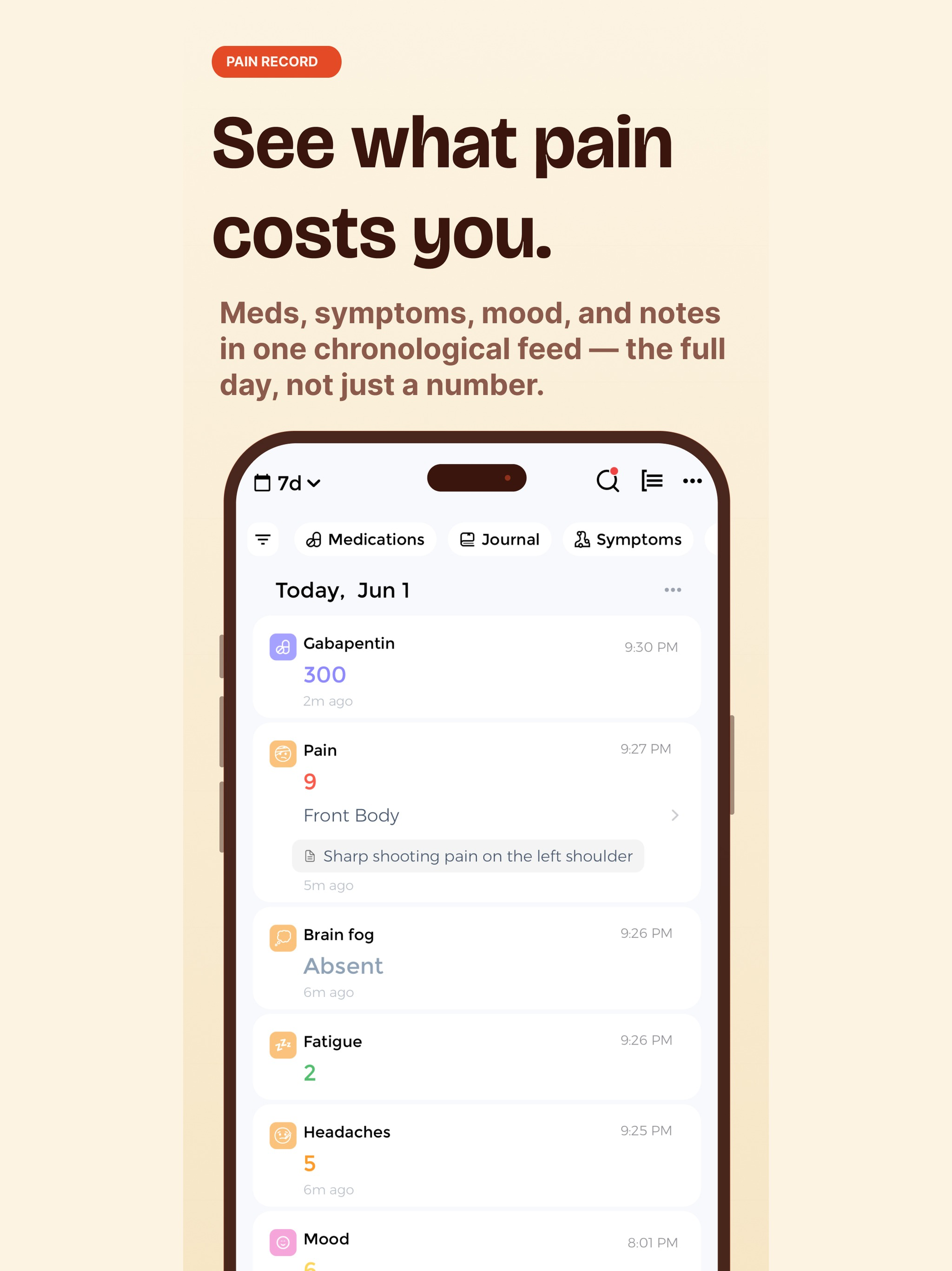 Pain Tracker - Palina screenshot 17