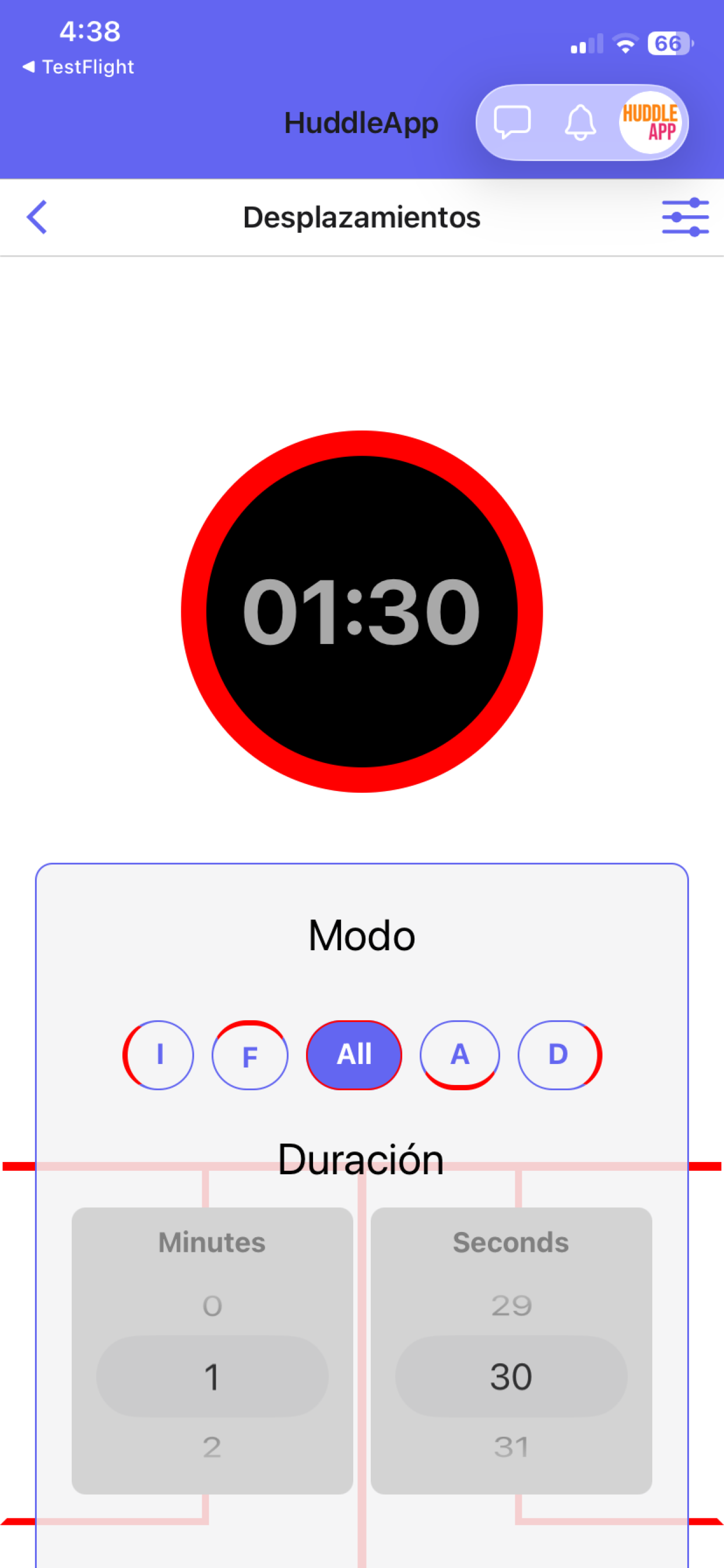HuddleApp: Deporte y Nutrición screenshot 10
