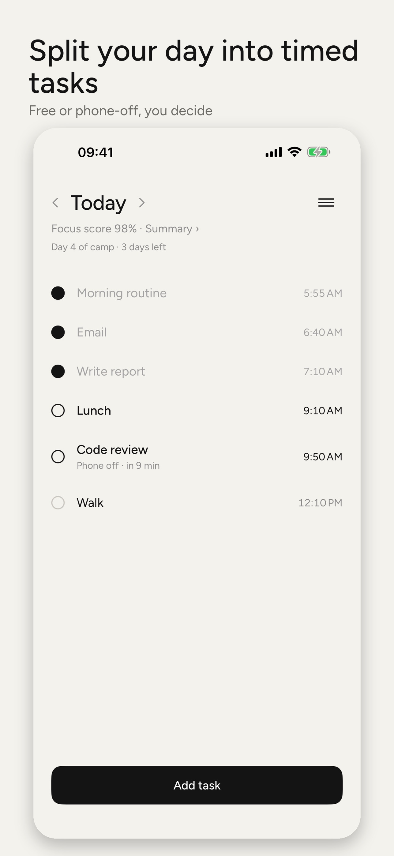 Screenshot 1 of Planbound: Daily Planner