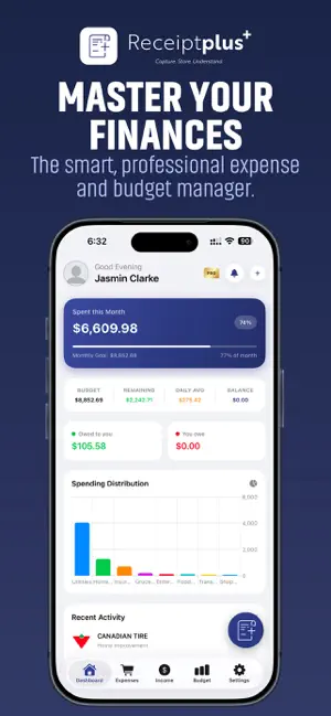 ReceiptPlus : Expense Manager screenshot 1