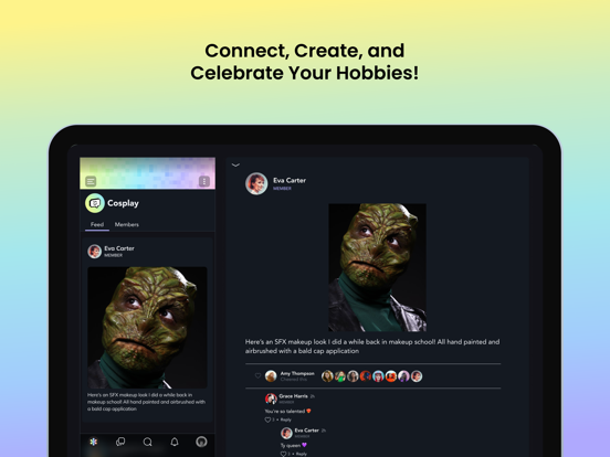 GMHRS - Game & Connect iPad screenshot 3 - Social Networking app