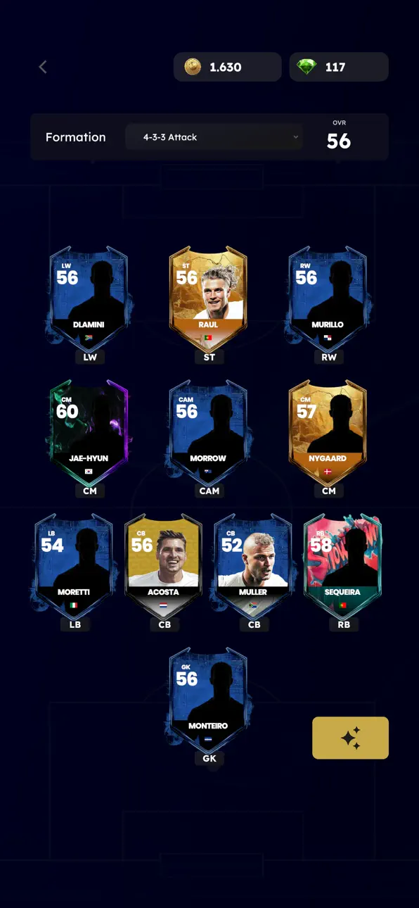 Ultimate XI - Football Game iOS Mod IPA screenshot 6 - iOS game interface