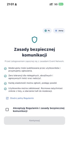 Event network screenshot 1